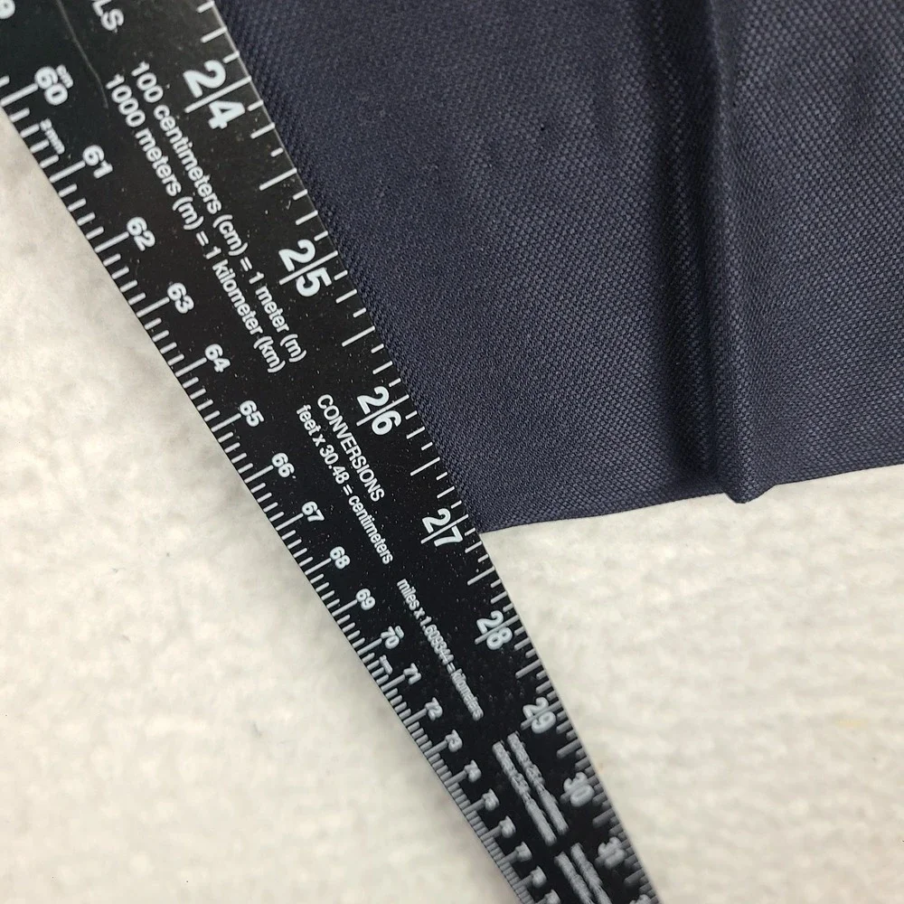 BR Banana Republic Pants‎ Mens 38x27 Dark Blue Wool Trousers Dress Slacks HEMMED